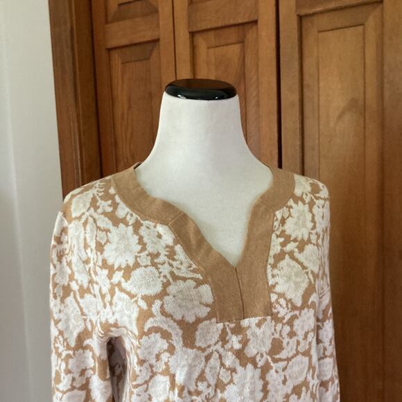 Land’s End Floral Pullover Sweater, Size XS - Picture 5 of 8